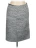 Ann Taylor 100% Polyester Chevron-herringbone Gray Casual Skirt Size 14 - photo 1