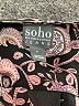 Soho 100% Polyester Black 3/4 Sleeve Blouse Size S - photo 7