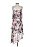 Parker 100% Silk Print Orange Cocktail Dress Size S - photo 2