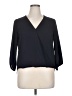 Veronica M. 100% Polyester Black 3/4 Sleeve Blouse Size XL - photo 1
