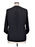 Veronica M. 100% Polyester Black 3/4 Sleeve Blouse Size XL - photo 2