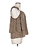 Hayden 100% Polyester Brown Sleeveless Blouse Size L - photo 4
