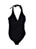 Unbranded Solid Black One Piece Swimsuit Size M - photo 1