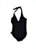Unbranded Solid Black One Piece Swimsuit Size M - photo 2