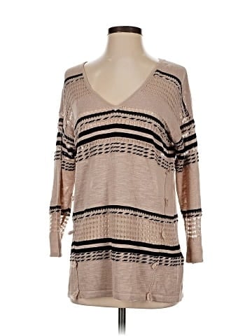 August Silk Pullover Sweater (view 1)