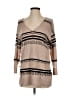 August Silk Tan Pullover Sweater Size S - photo 1