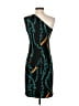 Evovorro Graphic Teal Cocktail Dress Size S - photo 2