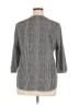 212 Collection Tweed Gray 3/4 Sleeve Blouse Size XL - photo 2