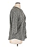 212 Collection Tweed Gray 3/4 Sleeve Blouse Size XL - photo 4