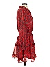 NSR 100% Polyester Paisley Red Cocktail Dress Size S - photo 4