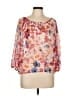 Express 100% Polyester Pink 3/4 Sleeve Blouse Size L - photo 1