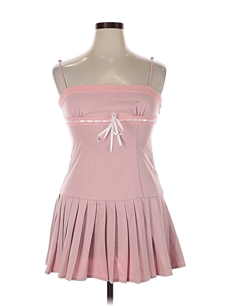 Pre-owned Motel Cocktail Dress In Pink