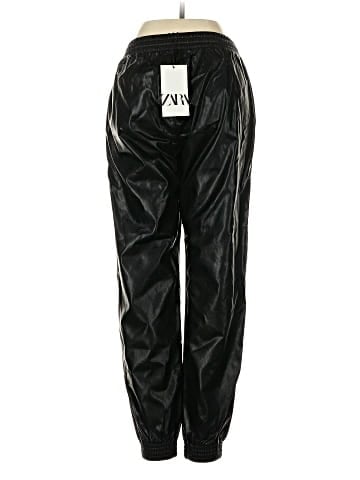 Zara Faux Leather Pants (view 2)