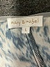 Mary & Mabel 100% Polyester Silver Short Sleeve Blouse Size L - photo 7