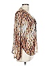 Jessica Simpson 100% Polyester Brown Long Sleeve Blouse Size L - photo 4
