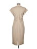 Halston Solid Tan Casual Dress Size S (estimated) - photo 2