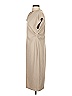 Halston Solid Tan Casual Dress Size S (estimated) - photo 5