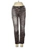 IRO Animal Print Brown Jeans Size 25 waist - photo 1