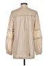 Unbranded Tan 3/4 Sleeve Blouse Size 0S - photo 2