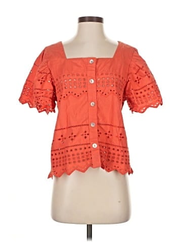 Nicole Miller Artelier Short Sleeve Blouse (view 1)
