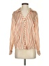 Zara Stripes Orange Long Sleeve Blouse Size XS - photo 1