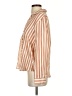 Zara Stripes Orange Long Sleeve Blouse Size XS - photo 5