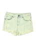 Bullhead Green Denim Shorts Size 7 - photo 1