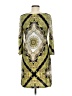 Kenar Paisley Yellow Casual Dress Size 6 - photo 2
