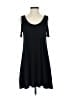 Soprano Solid Black Casual Dress Size S - photo 1