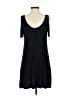 Soprano Solid Black Casual Dress Size S - photo 2