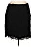 Ann Taylor 100% Polyester Black Casual Skirt Size 10 - photo 1