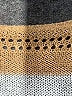 Unbranded 100% Polyester Color Block Gray Tan Pullover Sweater Size L - photo 6
