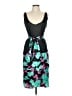 Unbranded Tropical Black Cocktail Dress Size 6 - photo 1