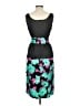 Unbranded Tropical Black Cocktail Dress Size 6 - photo 2
