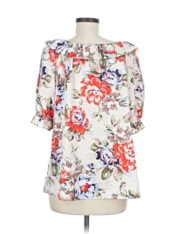 Allen B. by Allen Schwartz Short Sleeve Blouse (view 2)