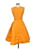 Jil Sander Navy 100% Polyester Orange Cocktail Dress Size EU (IT) 36 / US 0 - photo 2