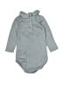Bonjour Solid Gray Long Sleeve Onesie 3-6 MO / 6 MO - photo 2