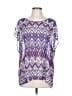 Torrid 100% Polyester Purple Short Sleeve Blouse Size Lg Plus (0) - photo 1