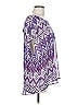 Torrid 100% Polyester Purple Short Sleeve Blouse Size Lg Plus (0) - photo 4