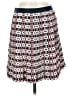 J.Crew 100% Silk Hearts Red Silk Skirt Size 2 - photo 1