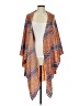 Zara 100% Polyester Orange Kimono Size M - photo 1