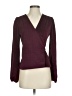 Veronica M. Burgundy Long Sleeve Blouse Size XS - photo 1