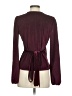 Veronica M. Burgundy Long Sleeve Blouse Size XS - photo 2