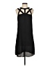 BCBGMAXAZRIA 100% Polyester Solid Black Casual Dress Size S - photo 1