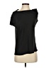 Tibi 100% Silk Black Short Sleeve Top Size XXS - photo 1