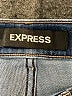 Express Stripes Blue Jeans Size 6 - photo 7