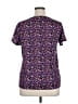 Notations Tweed Purple Short Sleeve T-Shirt Size 1X - photo 2