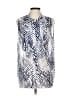 CAbi 100% Polyester Blue Sleeveless Blouse Size L - photo 1
