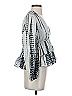 Saylor Silver 3/4 Sleeve Blouse Size XS - photo 4