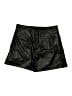 ASKK NY 100% Polyurethane Metallic Black Shorts Size 31 waist - photo 2